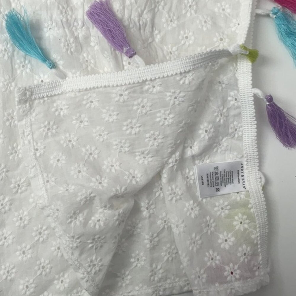 Andy  Evan Tassel Poncho Coverup - Picture 8 of 9